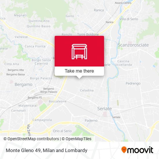 Monte Gleno 49 map