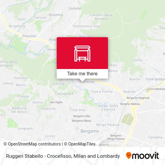 Ruggeri Stabello - Crocefisso map
