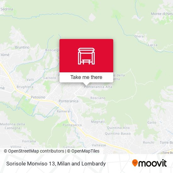 Sorisole Monviso 13 map