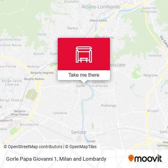Gorle Papa Giovanni 1 map