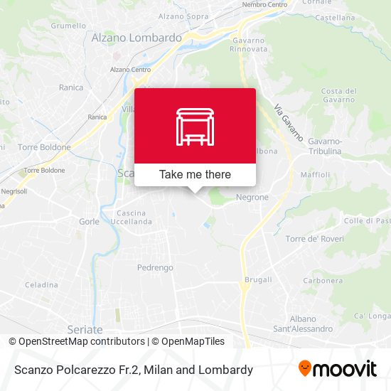 Scanzo Polcarezzo Fr.2 map