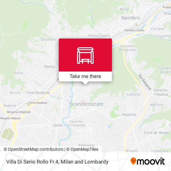 Villa Di Serio Rollo Fr.4 map