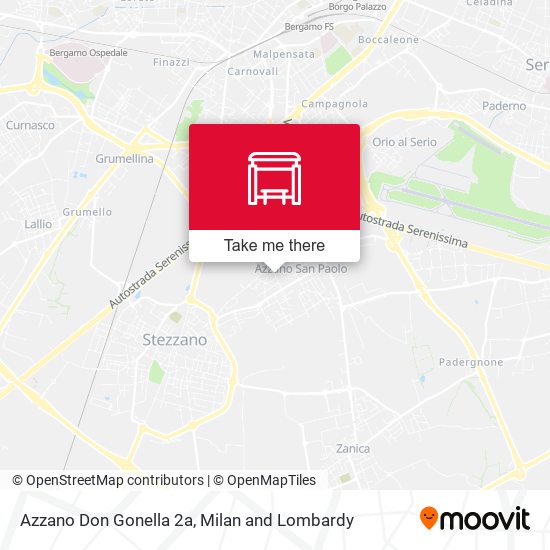 Azzano Don Gonella 2a map