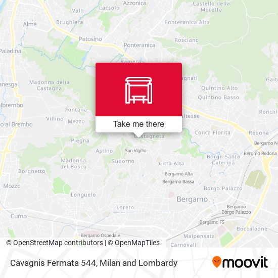 Cavagnis Fermata 544 map