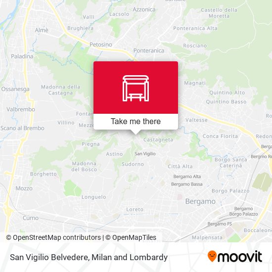 San Vigilio Belvedere map