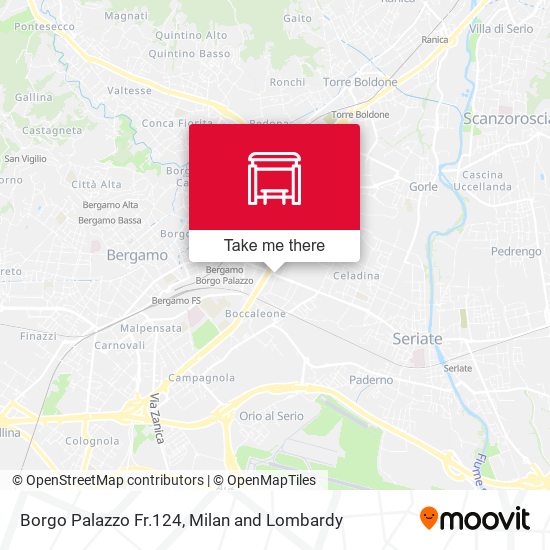 Borgo Palazzo Fr.124 map