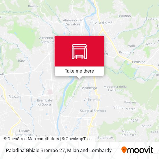 Paladina Ghiaie Brembo 27 map