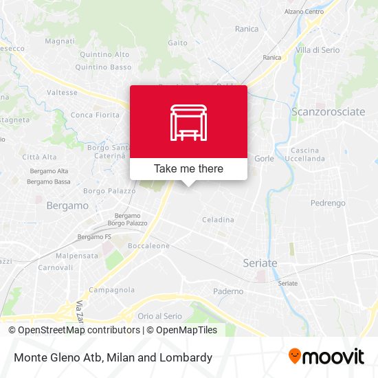 Monte Gleno Atb map