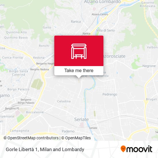 Gorle Libertà 1 map