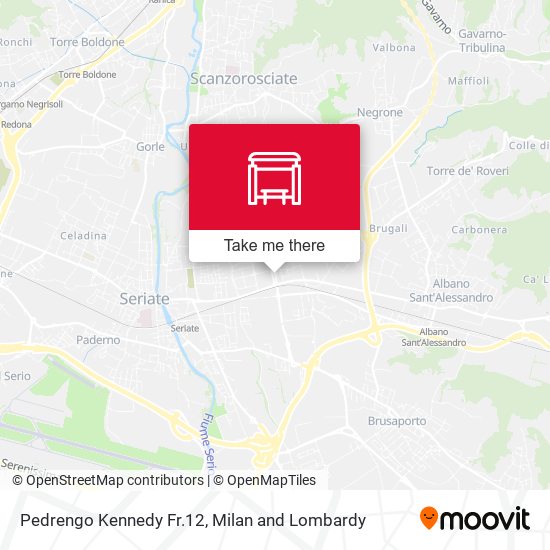 Pedrengo Kennedy Fr.12 map