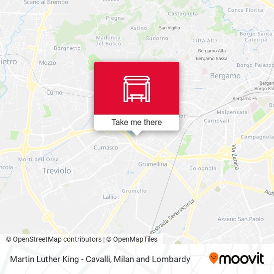 Martin Luther King - Cavalli map