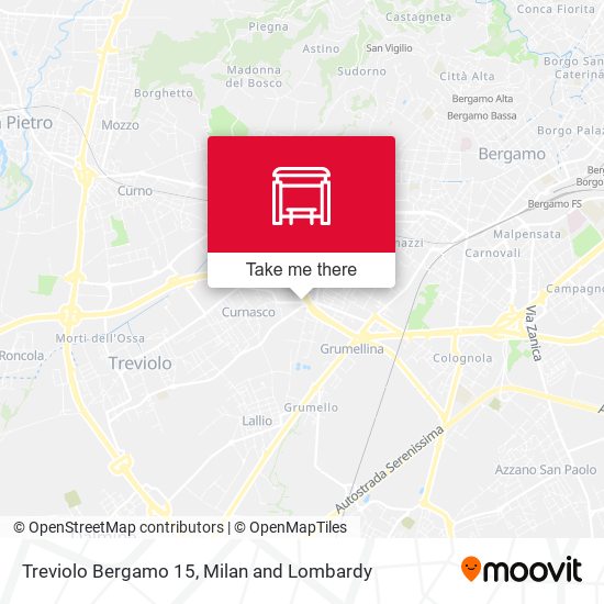 Treviolo Bergamo 15 map