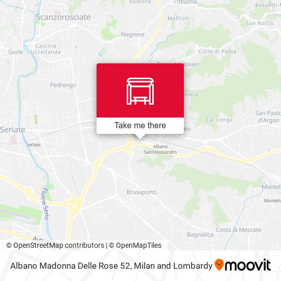Albano Madonna Delle Rose 52 map