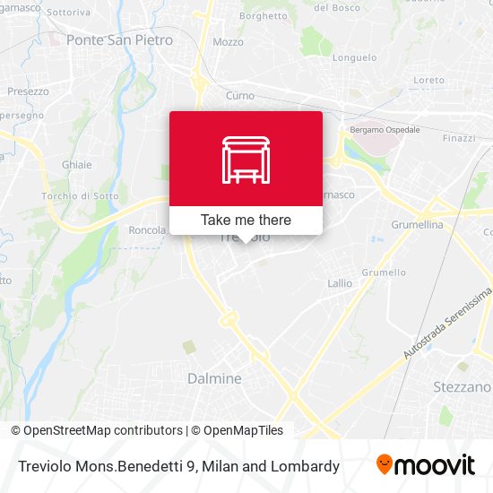 Treviolo Mons.Benedetti 9 map