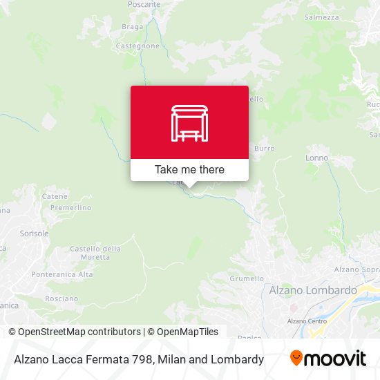 Alzano Lacca Fermata 798 map