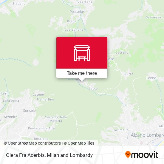 Olera Fra Acerbis map