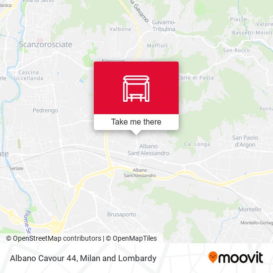 Albano Cavour 44 map