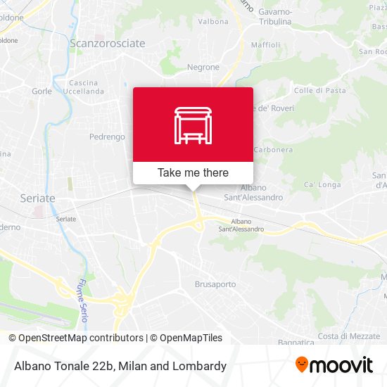 Albano Tonale 22b map
