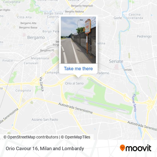 Orio Cavour 16 map