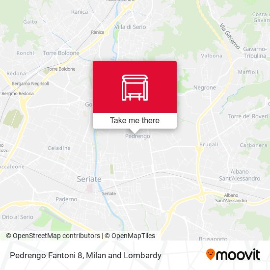 Pedrengo Fantoni 8 map
