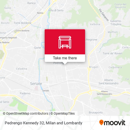 Pedrengo Kennedy 32 map