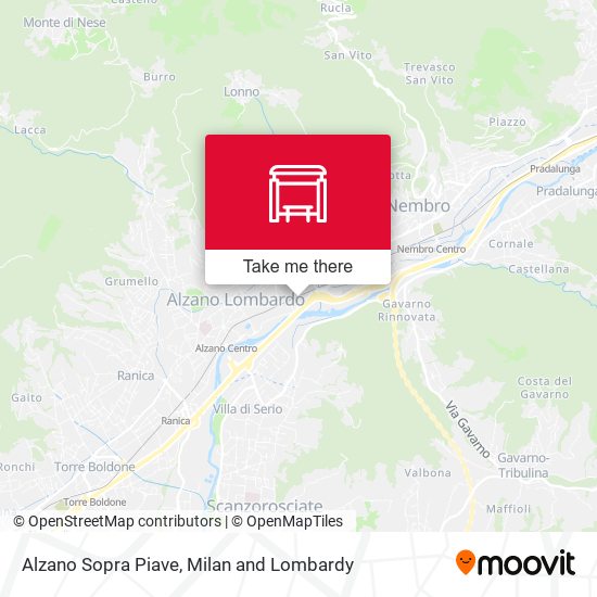 Alzano Sopra Piave map