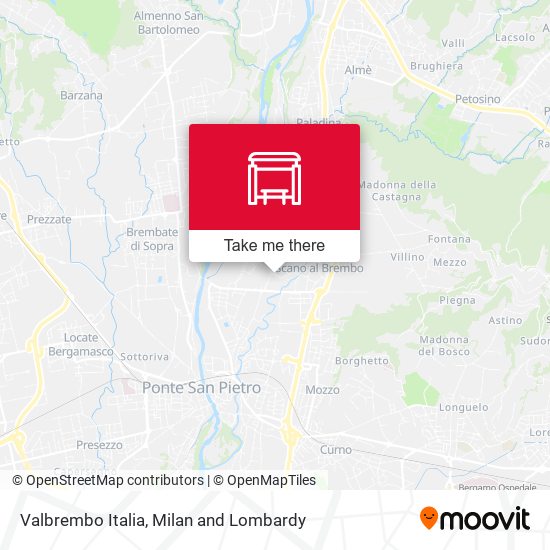 Valbrembo Italia map