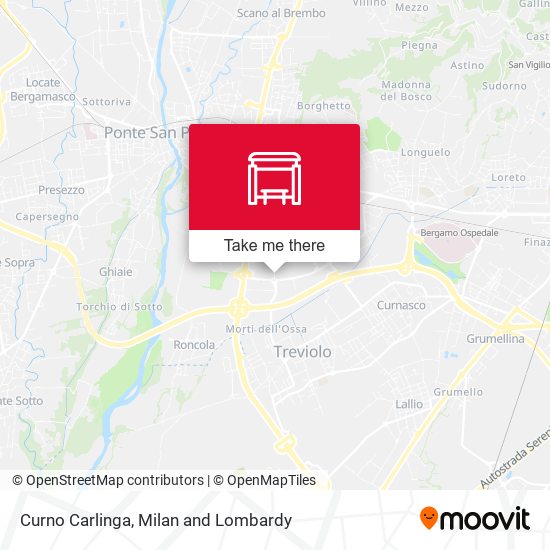 Curno Carlinga map