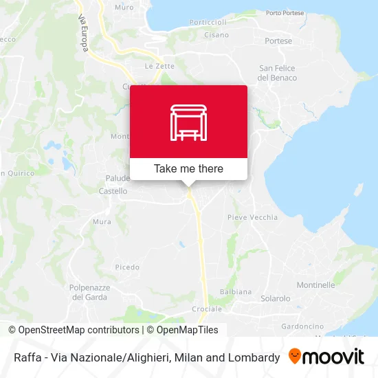 Raffa - National Street / Alighieri map