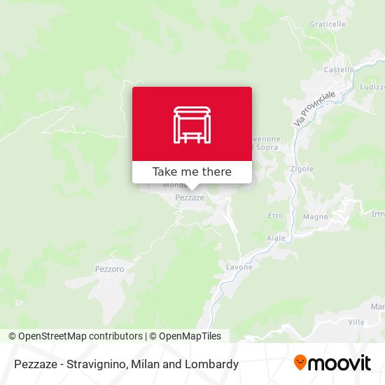 Pezzaze - Stravignino map