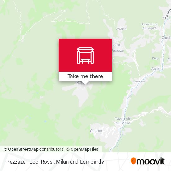Pezzaze - Loc. Rossi map
