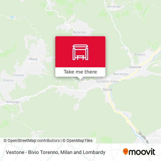 Vestone - Bivio Torenno map