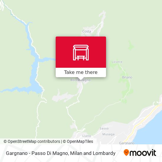 Gargnano - Passo Di Magno map