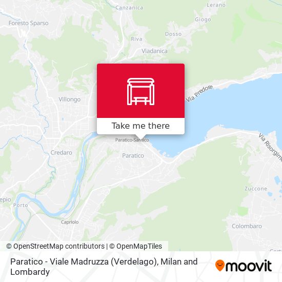 Paratico - Viale Madruzza (Verdelago) map