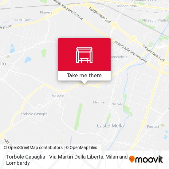 Torbole Casaglia - Via Martiri Della Libertà map