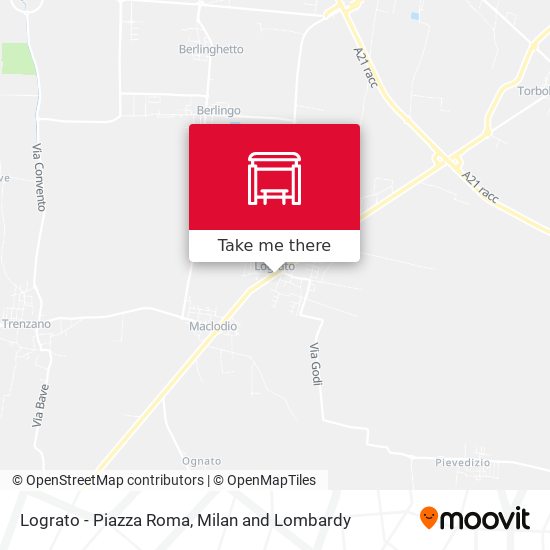 Lograto - Piazza Roma map