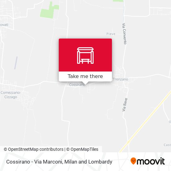 Cossirano - Via Marconi map