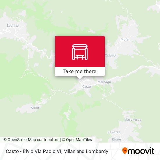 Casto - Bivio Via Paolo VI map