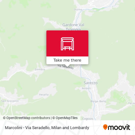 Marcolini - Via Seradello map