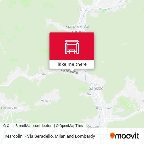 Marcolini - Via Seradello map