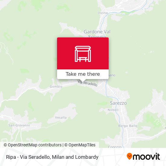 Ripa - Via Seradello map
