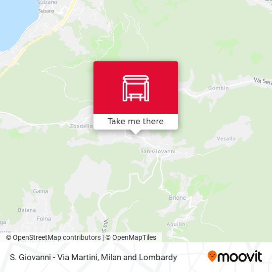 S. Giovanni - Via Martini map