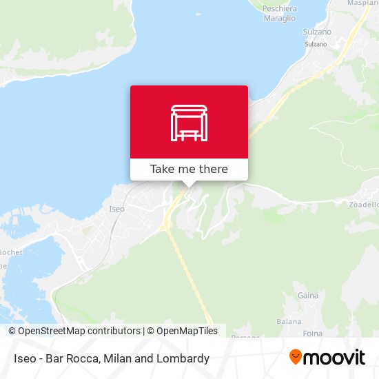 Iseo - Bar Rocca map