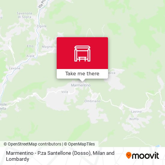 Marmentino - P.za Santellone (Dosso) map