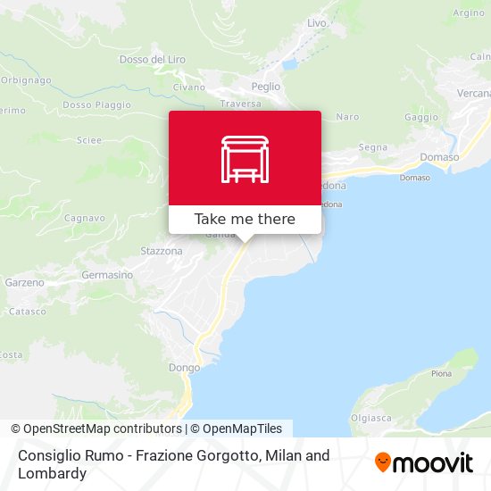 Consiglio Rumo - Frazione Gorgotto map