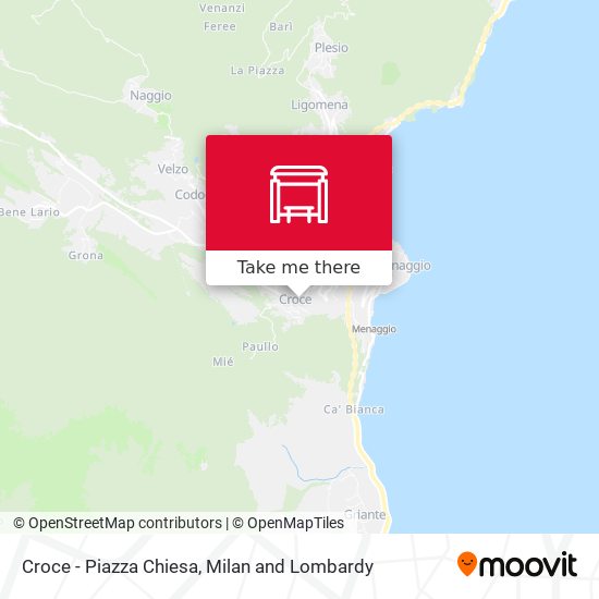 Croce - Piazza Chiesa map
