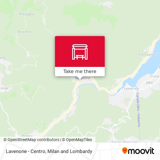Lavenone - Centro map