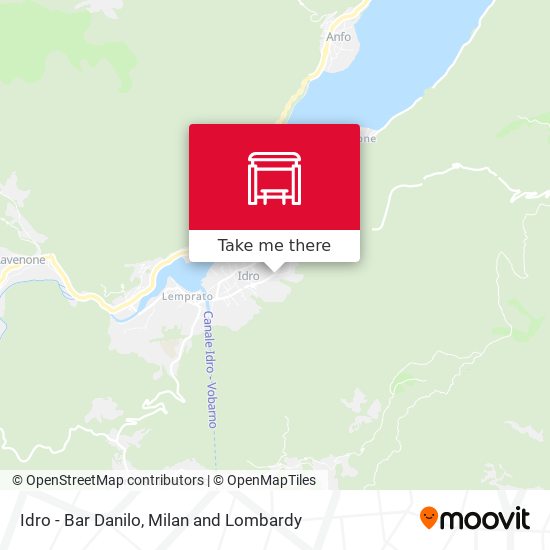 Idro - Bar Danilo map