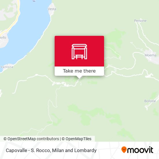 Capovalle - S. Rocco map