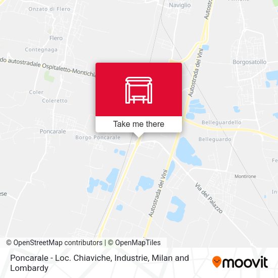 Poncarale - Loc. Chiaviche, Industrie map